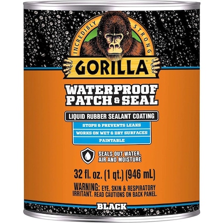 Gorilla Glue 32 Oz. Black Waterproof Patch & Seal Liquid 105338