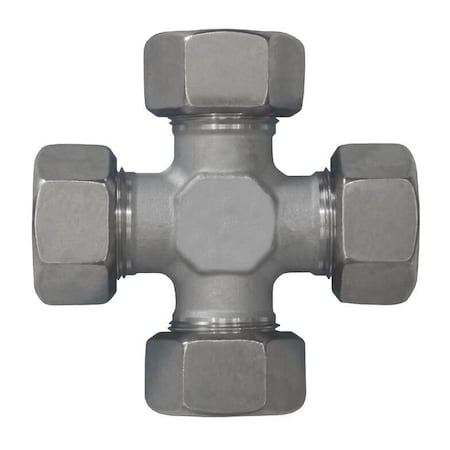 Brennan Industries Tube Cross, Steel L10 D2650-L10-L10-L10-L10