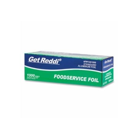 Get Reddi Standard Foodservice Aluminum Foil, 12 in W x 1000 ft L 879-AFW12X1000