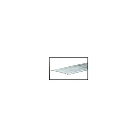 Thermwell Products Heavy Duty Fluted Top Commercial Threshold, 4in X 36in, Aluminum CS4/36