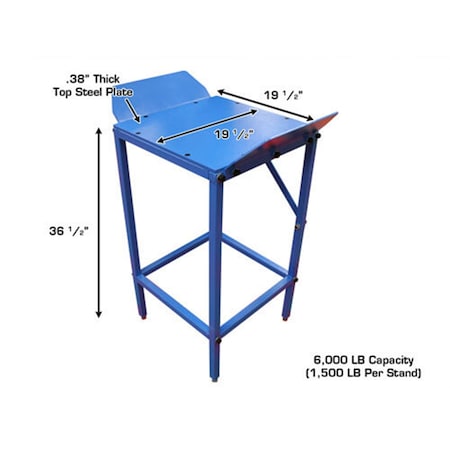 Atlas Automotive Equipment Atlas Alignment Stands, Set Of 4 ATTD-SLJ-A000