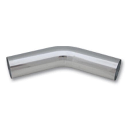 Superjock 2 in. Outlet 45 deg Bend Universal Polished Aluminum Tubing SU3864657