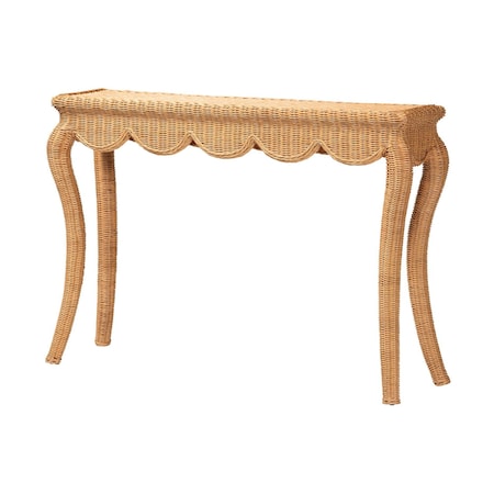 Bali & Pari Deborah Natural Rattan Console Table 268-14690-ZORO