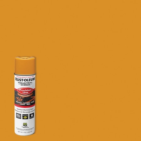 Rust-Oleum Industrial Choice Caution Yellow 17 Oz. Inverted Marking Spray Paint 203024V