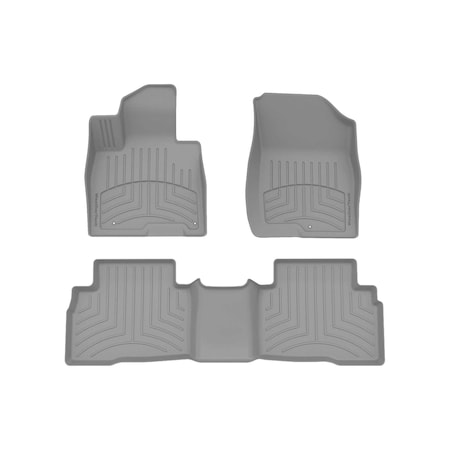 Weathertech Grey, Front and Rear FloorLiner HP 461678-1-3IM