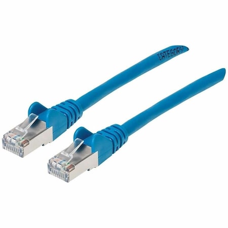 Intellinet Network Solutions CAT6A S/FTP PATCH CABLE, 50 FT., BLUE 742696