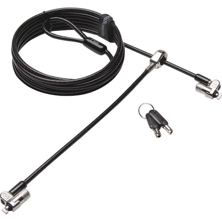 Kensington MicroSaver 2.0 Keyed Twin Laptop Lock Custom Keyed K65099M