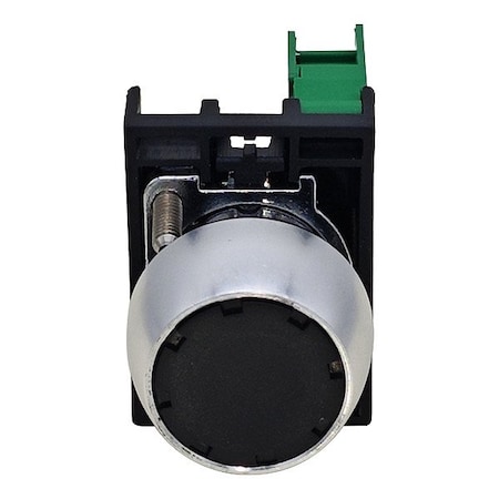 Dayton Push Button Operator, Flush, Momentary Action, Not Applicable Release, Non-Illuminated, Black GGS_116333