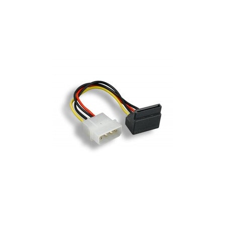 Cable Wholesale 5.25 inch Male DC to SATA 15-Pin Right-Angle Female Power Cable, 6 inch 31SA-007P