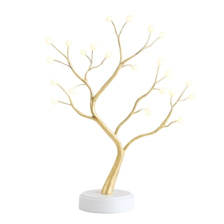 Elegani 60 LED Warm White Tree Lights Bulbs - 20 in. Height, Flexible Branches, Indoor Decorative Lighting PH-TLBBO-2WW