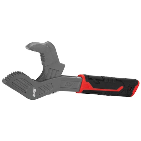 Performance Tool 12 in. Universal Wrench, Ratcheting Action, Auto Adjusting Jaws, TPR Handle W30798