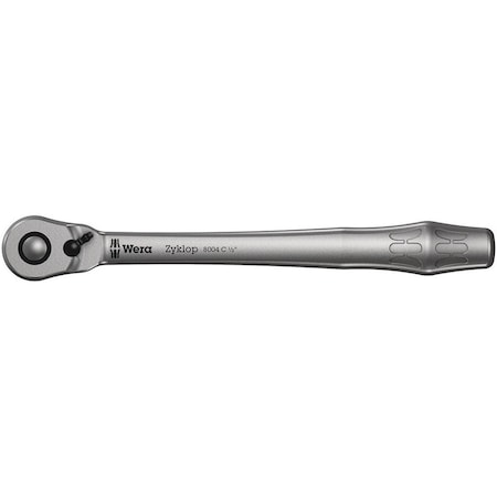 Wera 8004 C Zyklop Metal Ratchet with switch lever and 1/2 in drive, 1/2 in x 281 mm 5004064001