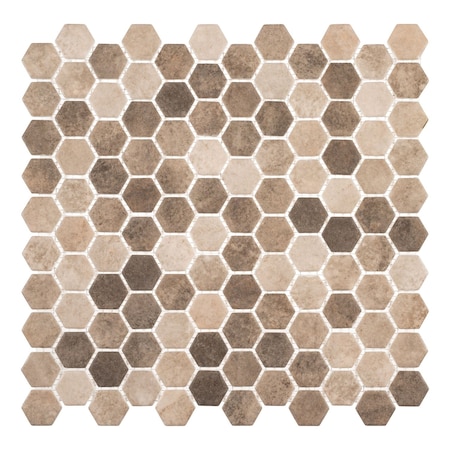 Andova Tiles ANDOVA TILES Trillions 0.01" x 0.01" Glass Honeycomb Tile ANDTRI568