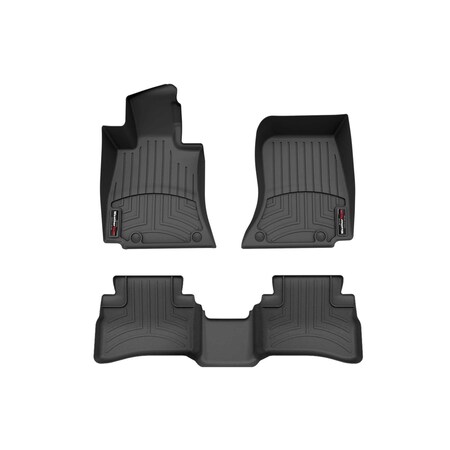 Weathertech Black, Front and Rear Floorliners 441878-1-2