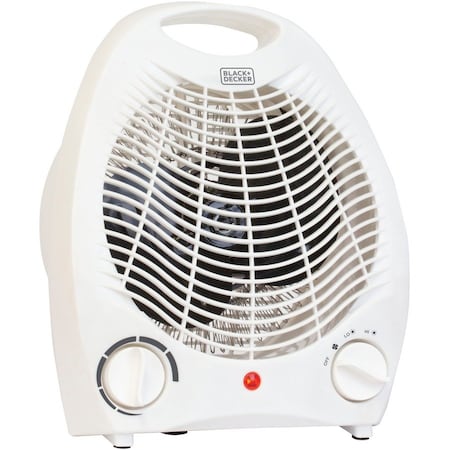 Black & Decker 1,500-Watt Personal Desktop Heater , White BHD101W
