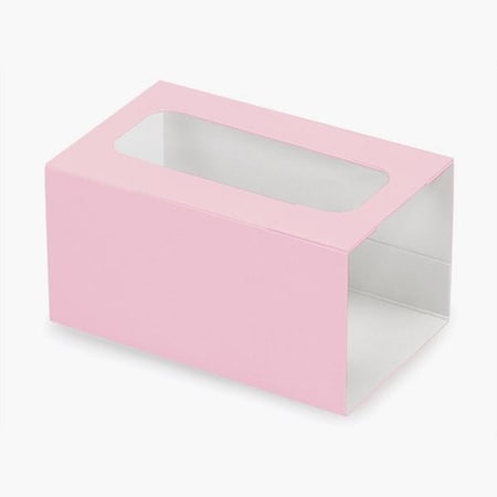 Nashville Wraps Pink Macaron and Cookie Sleeve with Window, 3.75x2.5x2, 50PK MCSMP