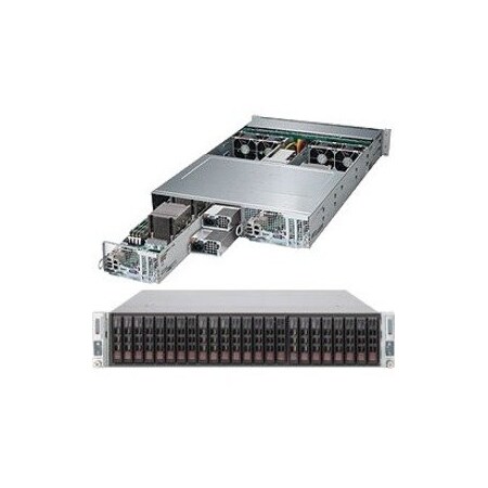 Supermicro SY-228TD1F SuperServer Two Node Dual LGA2011 1280W 2U RackmountServer SYS-2028TP-DC1FR