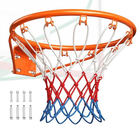 Vevor Basketball Rim Replacement Outdoor Heavy Duty Hanging Flex Hoop Net LQ-10