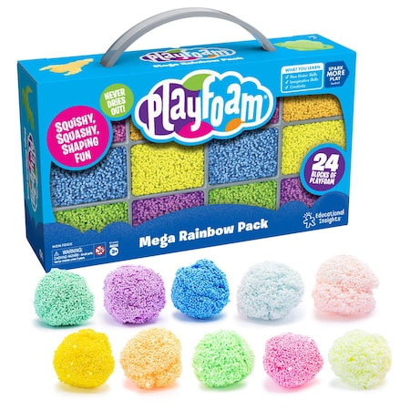 Educational Insights Playfoam Mega Rainbow Pack 2045