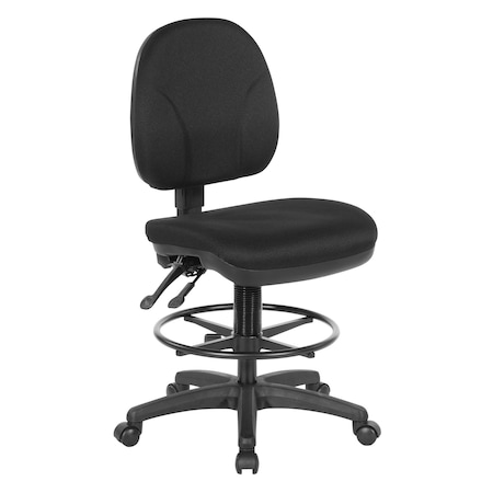 Office Star Products DC Series Deluxe Ergonomic Drafting Chair, Black DC940-231