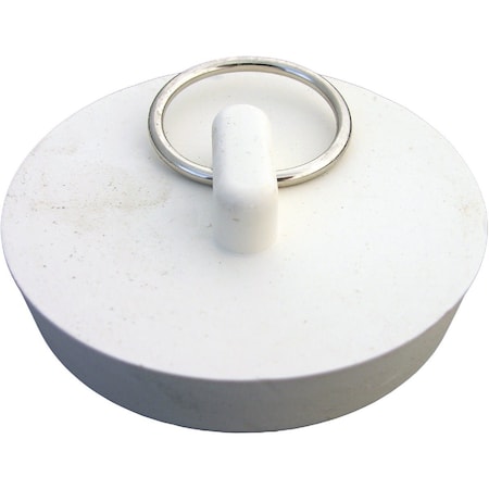 Westlake Pipe & Fittings Hollow 1-7/8'' Wht Sink Rubber Drain Stopper 2/1/3215