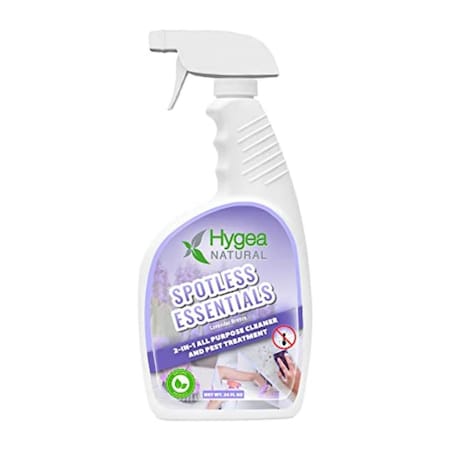 Hygea Natural 24 oz Spotless Essentials 2-in-1 Pest Lavender Breeze Cleaner Spray HN-3007