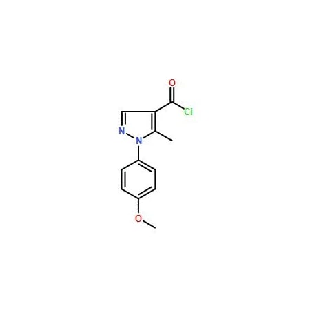 Ak Scientific 1-(4-Methoxyphenyl)-5-methyl-1H-pyrazole-4-carbonyl chloride (100mg), CAS 306934-94-1 Y8631-100mg