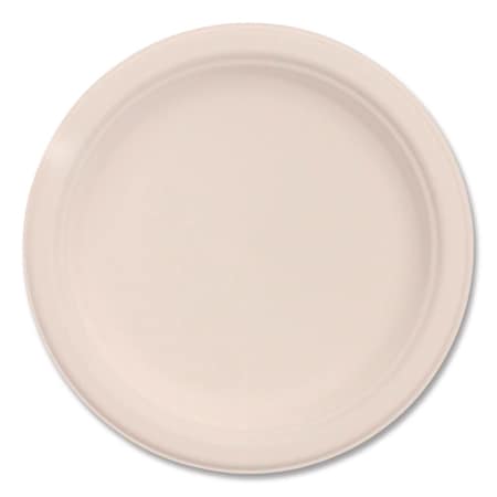 Dart Compostable Molded Fiber Dinnerware, ProPlanet Seal, Plate, 6" dia, Natural, 1000PK 6FBRP1