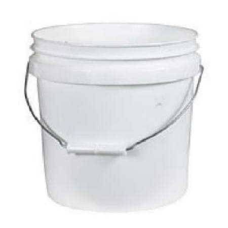 Leaktite Plastic Pail 1Gal Hd Wht 001G01WH024