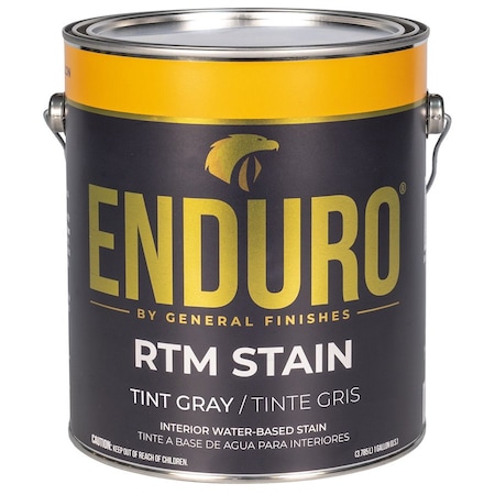 General Finishes 1 Gal General Finishes GTG Tint Gray Enduro RTM Water-Based Wood Stain QTG