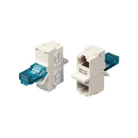 Hubbell Premise Wiring Hubbell BR851341B Network Splitter - 1 Pack - 1 x RJ-45 Network Male - 2 x RJ-45 Network Female BR851341B