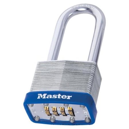 Master Lock Combination Padlock, 2"W 179LH