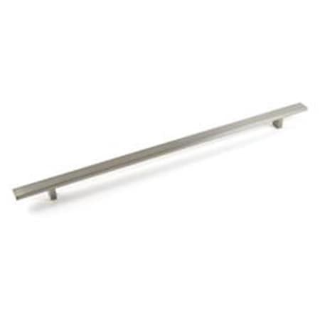 Contempo Living 24 in. Rectangular Aluminum Anodizing Stainless Steel Brushed Nickel Bar Handle WCLW-24