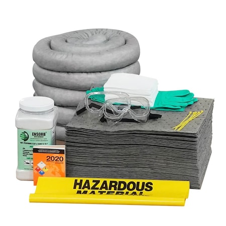 Enpac 50-Gallon Wheeled Poly SpillPack Spill Kit, Refill, Universal 1450-RF