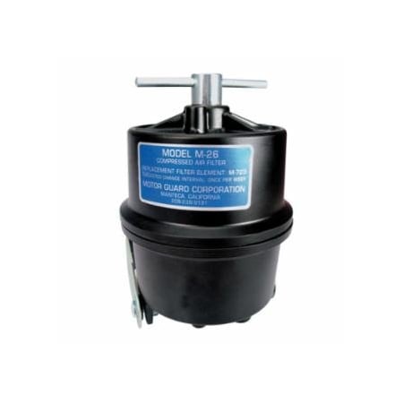 Motorguard Compressed Air Filter, 1/4 in (NPT), Sub-Micronic, For Use with Plasma Machines 396-M-26