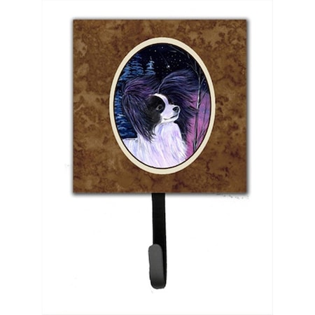 Carolines Treasures Starry Night Papillon Leash Holder Or Key Hook SS8377SH4