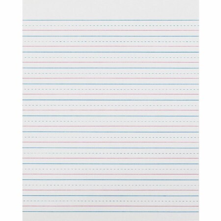 Zaner-Bloser Pacon Broken Midline Sulphite Paper, White, 500PK PACZP2413