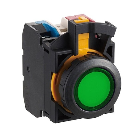 Idec CW 22mm Black bezel ILLD PB Round Flush CW1L-A1E10Q4G