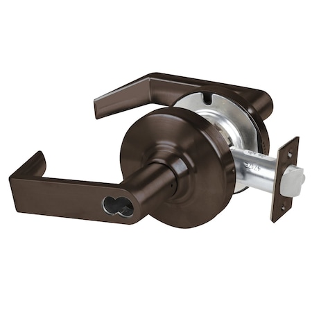 Schlage SFIC Prep, Less Core, Rhodes Lever, Req To Exit, 12/24VDC, FS/FSE, Oil-Rubbed Bronze ND80BDEL RHO 613 RX