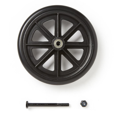 Medline 8in Rear Wheel with Bearing and Axle for Transport Chair WCA8089451