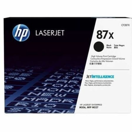 Hp High Yield Toner Cartridge, Black CF287X