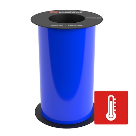 Labeltac High Temperature Supply 9in x 75ft LT9, Blue LT907HT-C