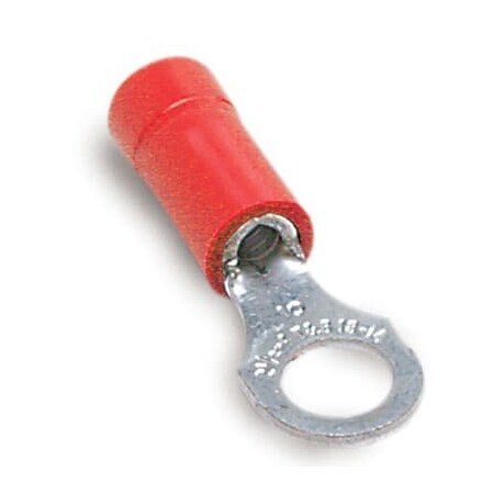 Abb INS VIN RING TERM 22-16 BLT No6 RED, 1000PK RA857