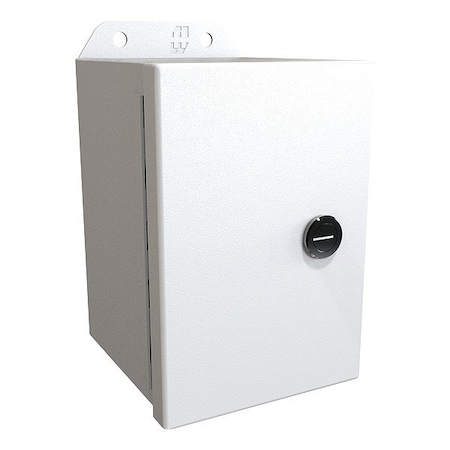 Hammond Latches Electrical Enclosure, 6 in H, 4 in D, 4 in W, 12, 13, 3R, 4, Steel EJ644LG