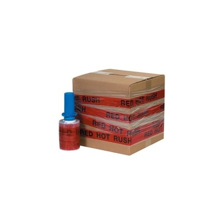 Bubblefast 6-5'' x 80 Gauge x 500' ''RED HOT RUSH'' Goodwrappers Identi-Wrap, 6PK BFGOODID5RHR