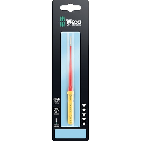 Wera Kraftform Kompakt VDE 3060 iS Take it easy SB, Edelstahl, 0.6 x 3.5 x 157 mm 5006577001