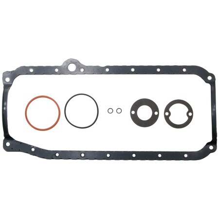 Michigan 77 Oil Pan Gasket Set with Rear Main for 1986 - 1991 Small Block Chevy M77OS32496B
