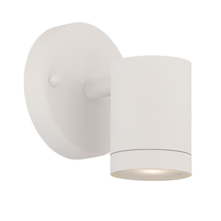Homeroots White LED One Light Outdoor Can Shape Wall Sconce 398817