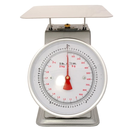 Zenport Platform Mechanical Dial Scale, 5-Pound AZD05