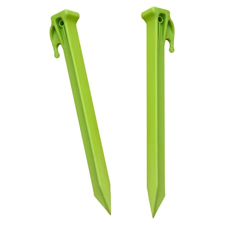 Mr. Chain Safety Green 9" Utility Stake (15-Pack) 97814-15